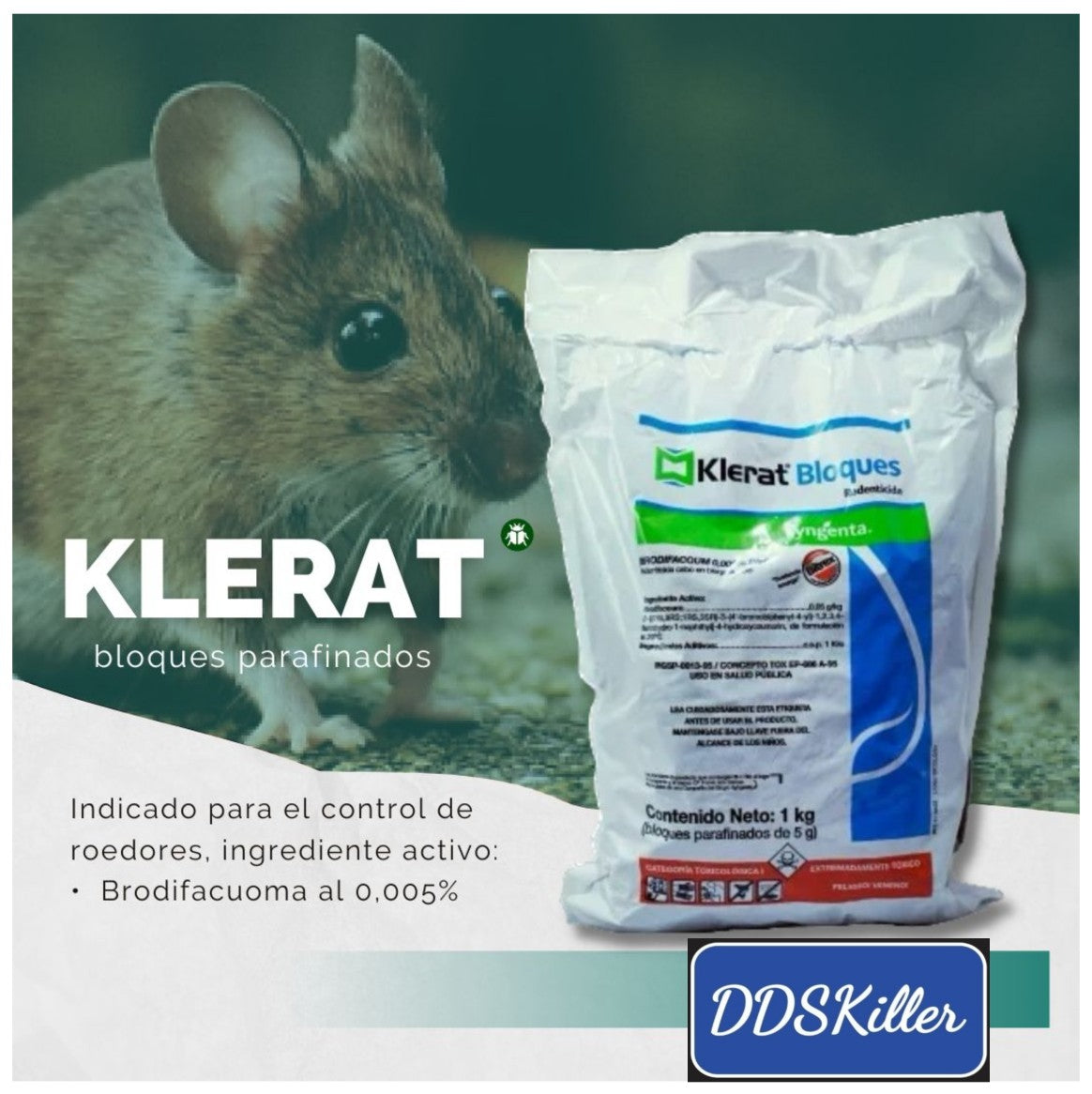 Klerat Bloque Parafinado bolsa 125 gr