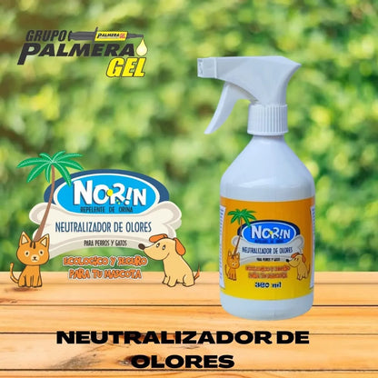 Norin Entrenador para Perros y Gatos Neutralizador de Olores Repelente