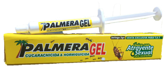 Palmera Gel Mata Cucarachas 3gr insecticida jeringa