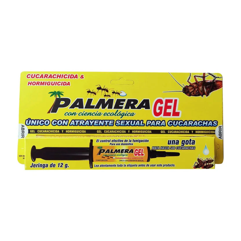 Palmera Gel Mata Cucarachas jeringa de 12gr