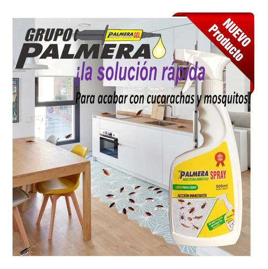 Palmera Spray Mata cucarachas insecticida liquido 500ml